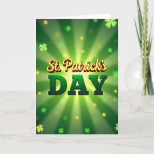 Gelukskaart voor St. Patrick's Day Kaart