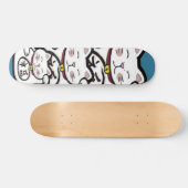 gelukskatten skateboard (Horizontaal)