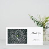 geluksklaver bedankkaart (Staand voorkant)