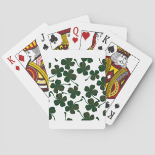 geluksklaver pokerkaarten