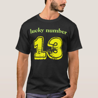 geluksnummer 13 t-shirt