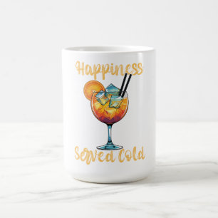 Geluksontwerp voor koude cocktail koffiemok