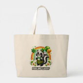 Geluksstinkdier Grote Tote Bag (Achterkant)