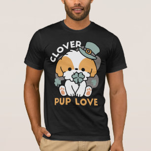 Geluksvarken met klaver – St. Patrick's Day-cadeau T-shirt