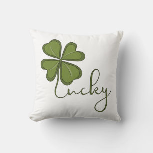 Geluksvierbladige Klaver Kussen