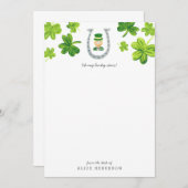 Geluksvindertje Notitiekaartje (Voorkant / Achterkant)