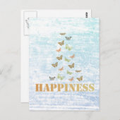 Geluksvlinders Briefkaart (Voorkant / Achterkant)