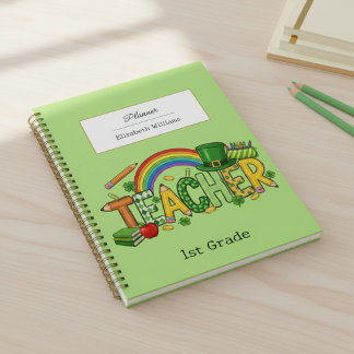 Geluksvogel om leraar te zijn op St. Patrick's Day Planner
