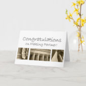 Gelukwensen bij het Maken van het Worden Partner Kaart (Gele Bloem)