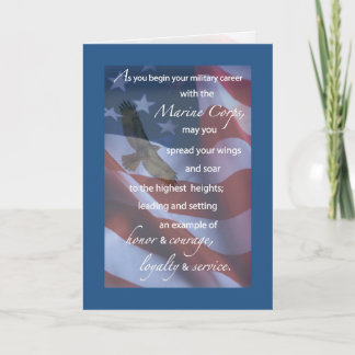 Gelukwensen Eagle van de Opleiding van de marine Kaart