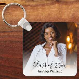 gelukwensen foto afstuderen elegant flauw sleutelhanger