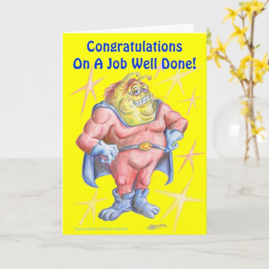 Gelukwensen, Held! Kaart (Gele Bloem)