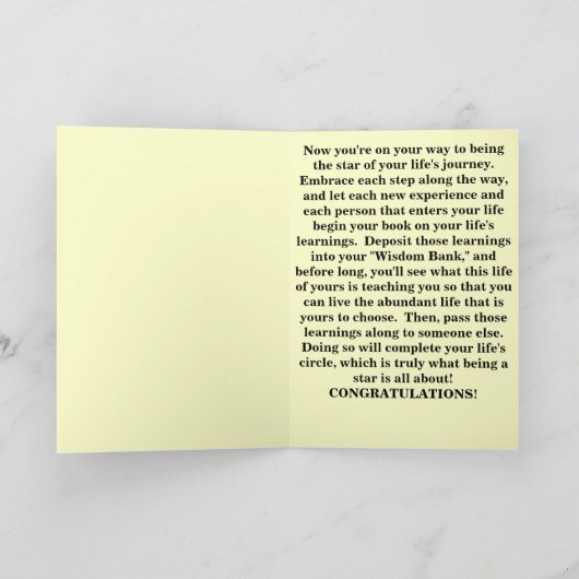 Gelukwensen! Kaart (Binnen)