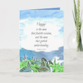 Gelukwensen met doop Spreuken Bijbel Schrift Kaart (Voorkant)