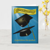 gelukwensen op afstuderen u een diploma behaalde kaart (Gele Bloem)