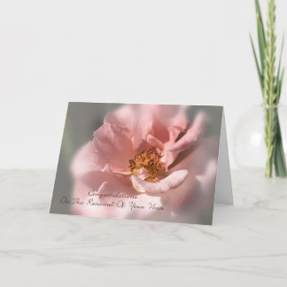 Gelukwensen op de Vernieuwing van Uw Geloften - Kaart