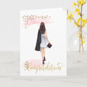 Gelukwensen op uw Afstuderen Kaart (Gele Bloem)