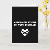 Gelukwensen op Uw Scheiding Kaart (Gele Bloem)
