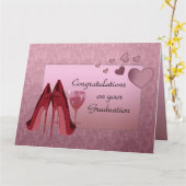 Gelukwensen op Uw Wenskaart van Afstuderen Kaart (Gele Bloem)