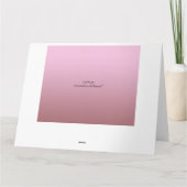 Gelukwensen op Uw Wenskaart van Afstuderen Kaart (Achterkant)