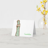 Gelukwensen op uw zwangerschap kaart (Gele Bloem)