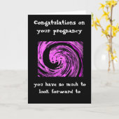 gelukwensen op uw zwangerschap kaart (Gele Bloem)