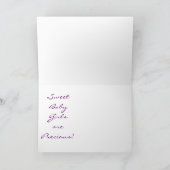 Gelukwensen! schoenen van het wenskaarten de Roze Kaart (Binnen)