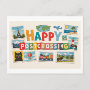 Gelukwenskaart Postcrossing Briefkaart
