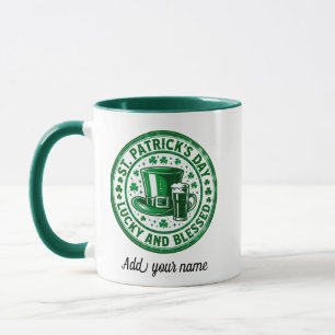 Gelukzalige en Gezegende St. Patrick's Dag Mok