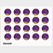 Gem & Bow| Autocollant Sweet 16 Violet (Feuille)
