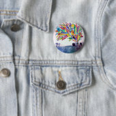 Gem House 3-knop Ronde Button 5,7 Cm (In situ)