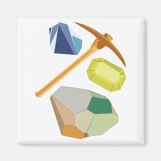 Gem Mining Magneet (Voorkant)