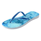 Gem Stone Pattern, Blue Bahia Granite Teenslippers (Schuin)