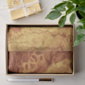 Gem Stone Pattern, Gold Tiger Eye Tissuepapier (Geschenk)