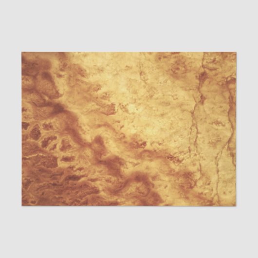 Gem Stone Pattern, Gold Tiger Eye Tissuepapier (Voorkant)
