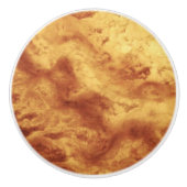 Gem Stone Pattern, Golden Tiger Eye Keramische Knop (Voorkant)