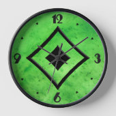 Gem Stone Pattern, Lime Green Jade & Black Onyx (Voorkant)