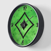 Gem Stone Pattern, Lime Green Jade & Black Onyx (Hoek)