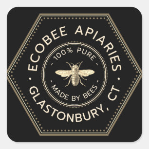 Gemaakt door bijen Apiary Sticker