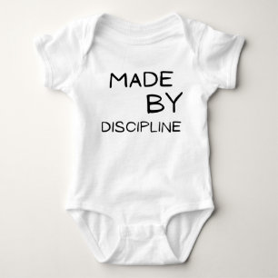 Gemaakt door Discipline Motivatie Tekst Design T-S Romper