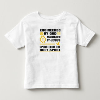 Gemaakt door God, onderhouden door Jezus, Kinder Shirts