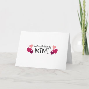 Gemaakt door Mimi Kaart