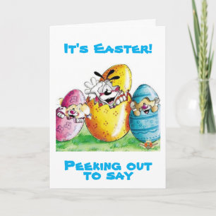 GEMAAKT DOOR TE ZEGGEN ***APPY 1st EASTER*** AAN U Feestdagen Kaart