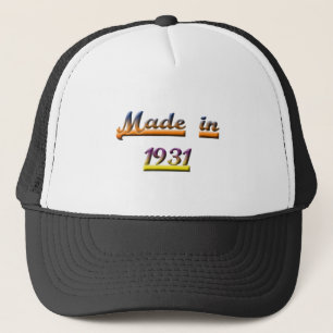 GEMAAKT IN 1931 TRUCKER PET