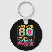 Gemaakt in 1945, 80 jaar Geweldige Sleutelhanger (Voorkant)