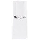 Gemaakt in 1956 wijn cadeautas (Voorkant)