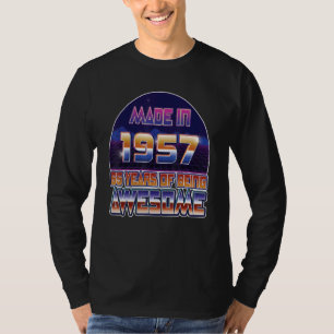 Gemaakt in 1957 65e verjaardag Mannen & Vrouwen 65 T-shirt