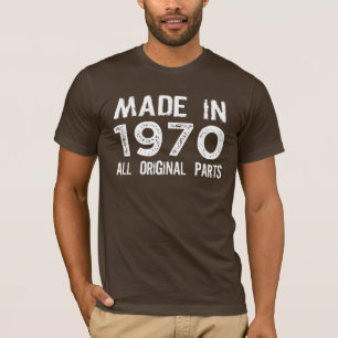 GEMAAKT in 1970 Alle ORIGINELE T - shirts