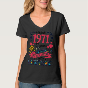 Gemaakt in 1971 51 jaar zon 51e geboorte t-shirt