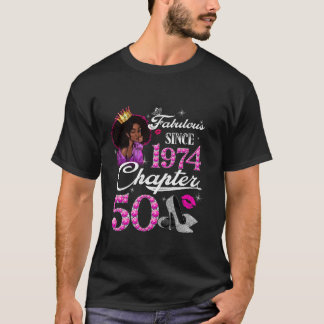 Gemaakt in 1974 Cadeaus 50 Jaar Oud  50e Geboorte T-shirt